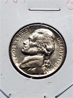 BU 1987 Jefferson Nickel