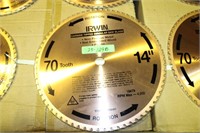 Irwin 14" x 70T Carbide Saw Blade - NOS