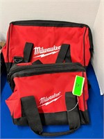 Lot of 2 Milwaukee Tool Carry Bags