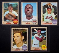 (9) 1968 Topps BB Cards