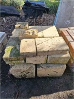 Assorted WA Sandstone Bricks App 2.5 Face Metres