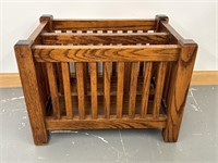 Wooden Magazine Rack