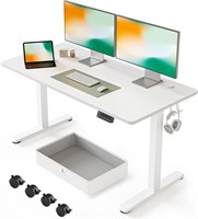 FEZIBO 55 x 24 Inches Standing Desk with Drawer