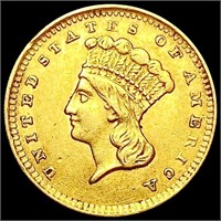 1856 Rare Gold Dollar CLOSELY UNCIRCULATED