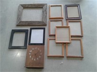 Picture Frames & Clock