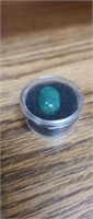 Brazilian Emerald oval cabochon 10.7 CT