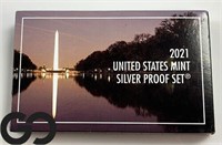 2021 US Mint SILVER Proof Set, Box & CoA Included