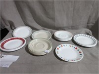 Plates various sizes