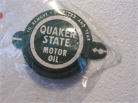 VINTAGE OIL BOTTLE CAP QUAKER STATE