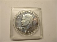 1971 S 40% Silver Eisenhower Dollar