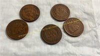 1904-1908 Indian Head Pennies