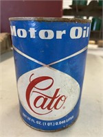 Cato Motor Oil Can empty