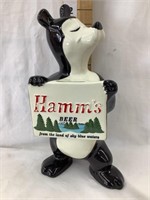 Red Wing Hamm’s Bear Ceramic Bank, 12”T