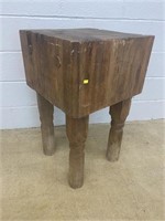 Antique Small Butch Block Table