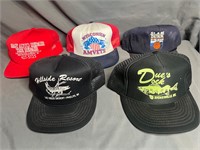 Vintage Assorted Hats Fishing Snapbacks Basbetball