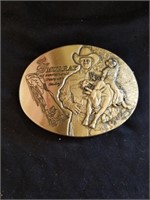 Vintage Ty Murray brass belt buckle first edition