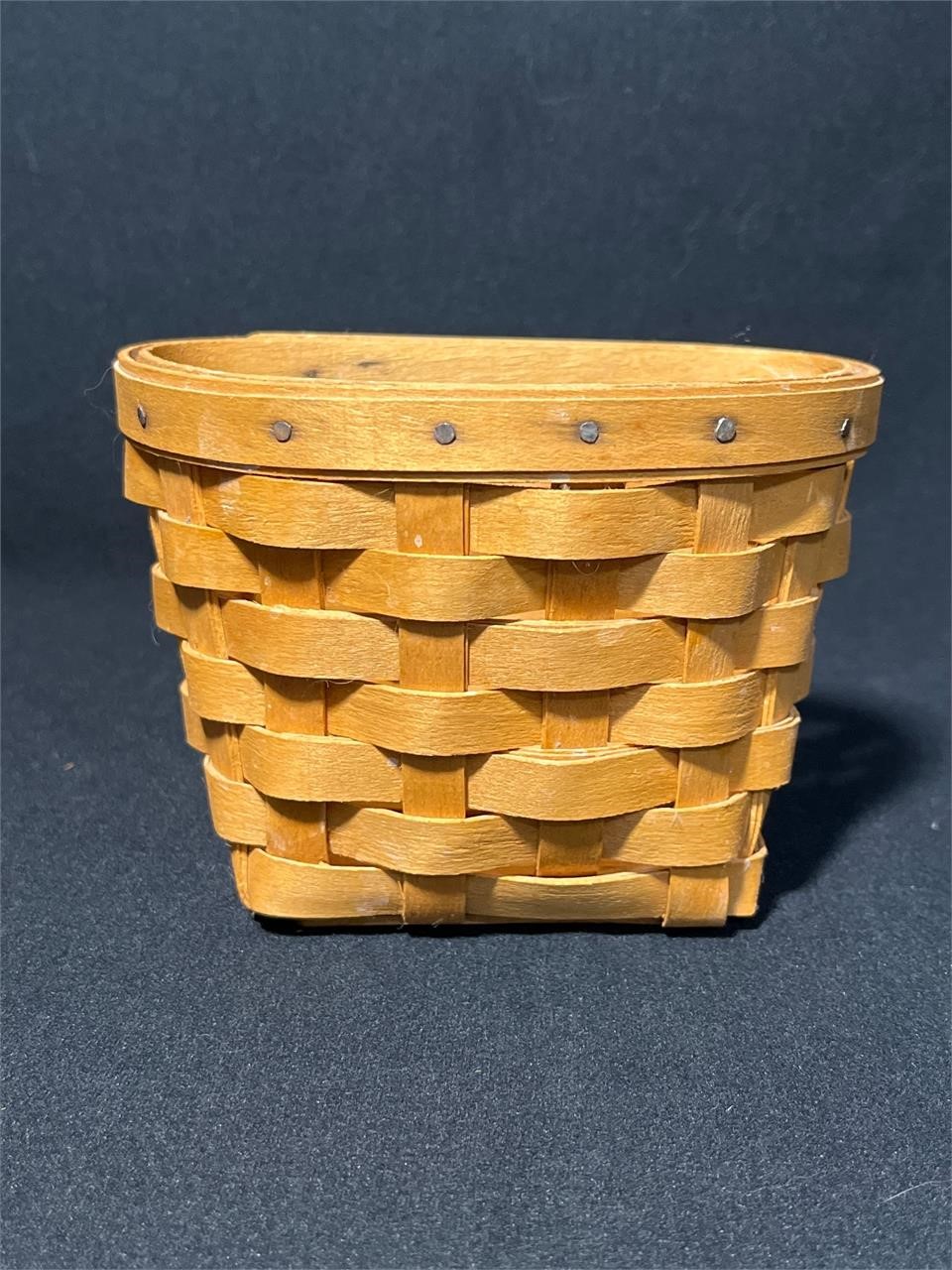 Mini Longaberger Basket.