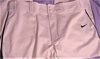 NIKE WHITE PANTS/SLACKS W/STRIPE MENS XL NWT