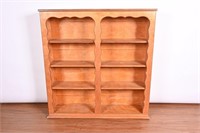 Vintage Maple Open Bookshelf