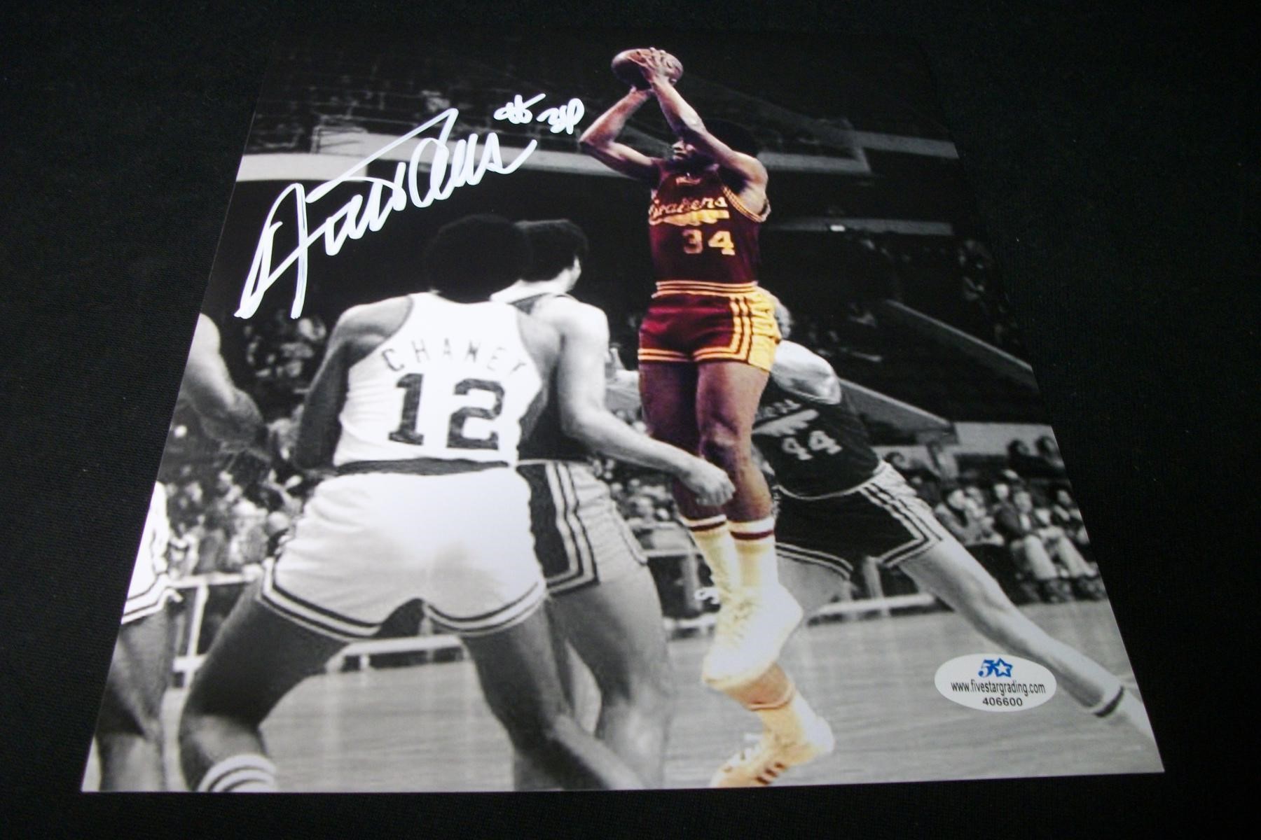 AUSTIN CARR SIGNED 8X10 PHOTO FSG COA