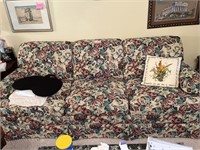 Vintage flowered couch