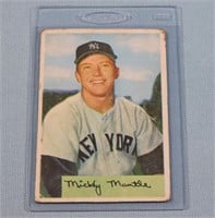1954 Bowman No. 65 Mickey Mantle Baseball Card