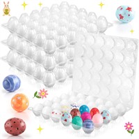 Menkxi 120pc DIY Paintable Plastic Eggs