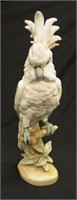 Good large Royal Dux cockatoo ceramic figure