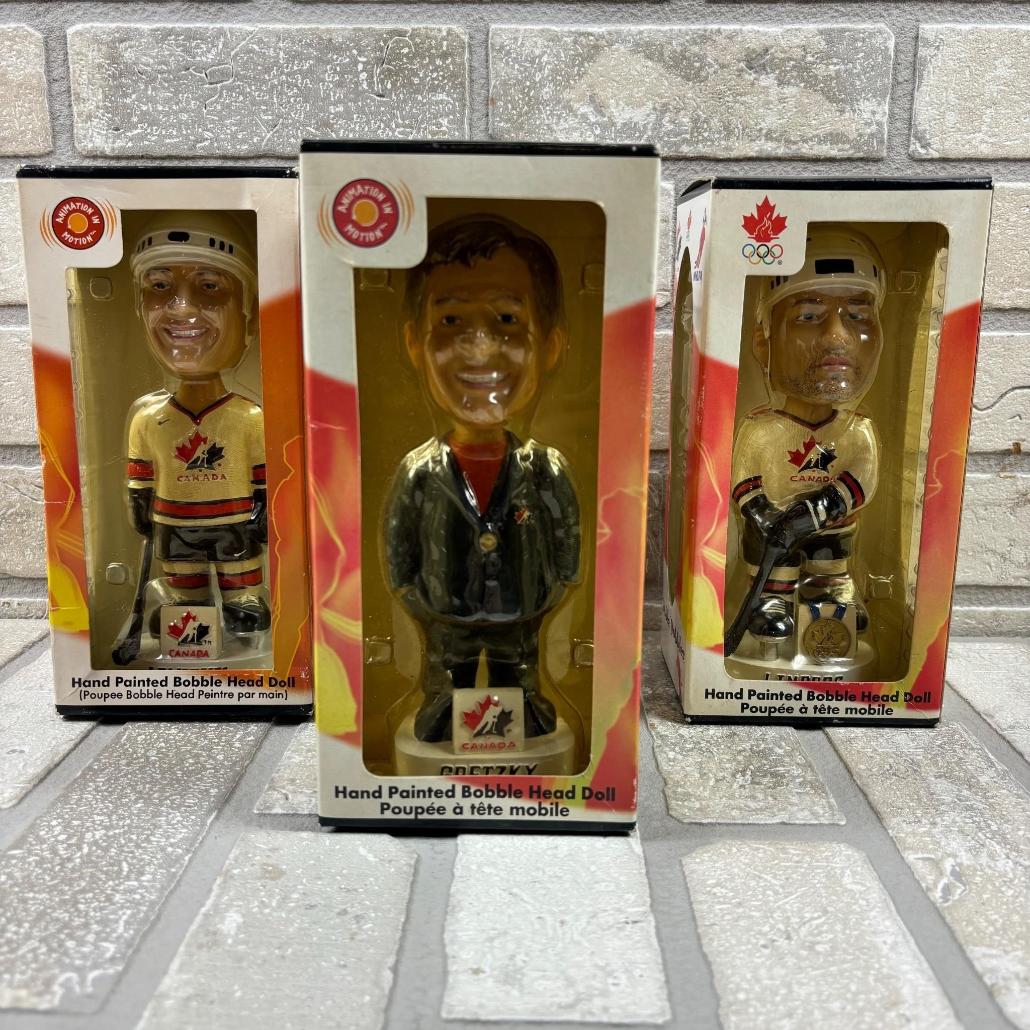 Bobble Head Hockey Lot of 3