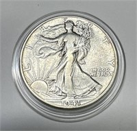 1941 D Liberty Walking Half Dollar UNCIRCULATED