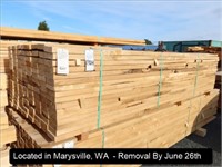 LOT, 2" X 6" KILN DRIED HEM FIR LUMBER AT APPROX