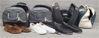(4) Bowling Balls w/ Cases & Shoes
