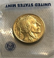 2013 UNC 1-Oz $50 Buffalo Gold Coin
