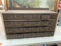 Metal Storage/Organizer Drawers, approx 27in x