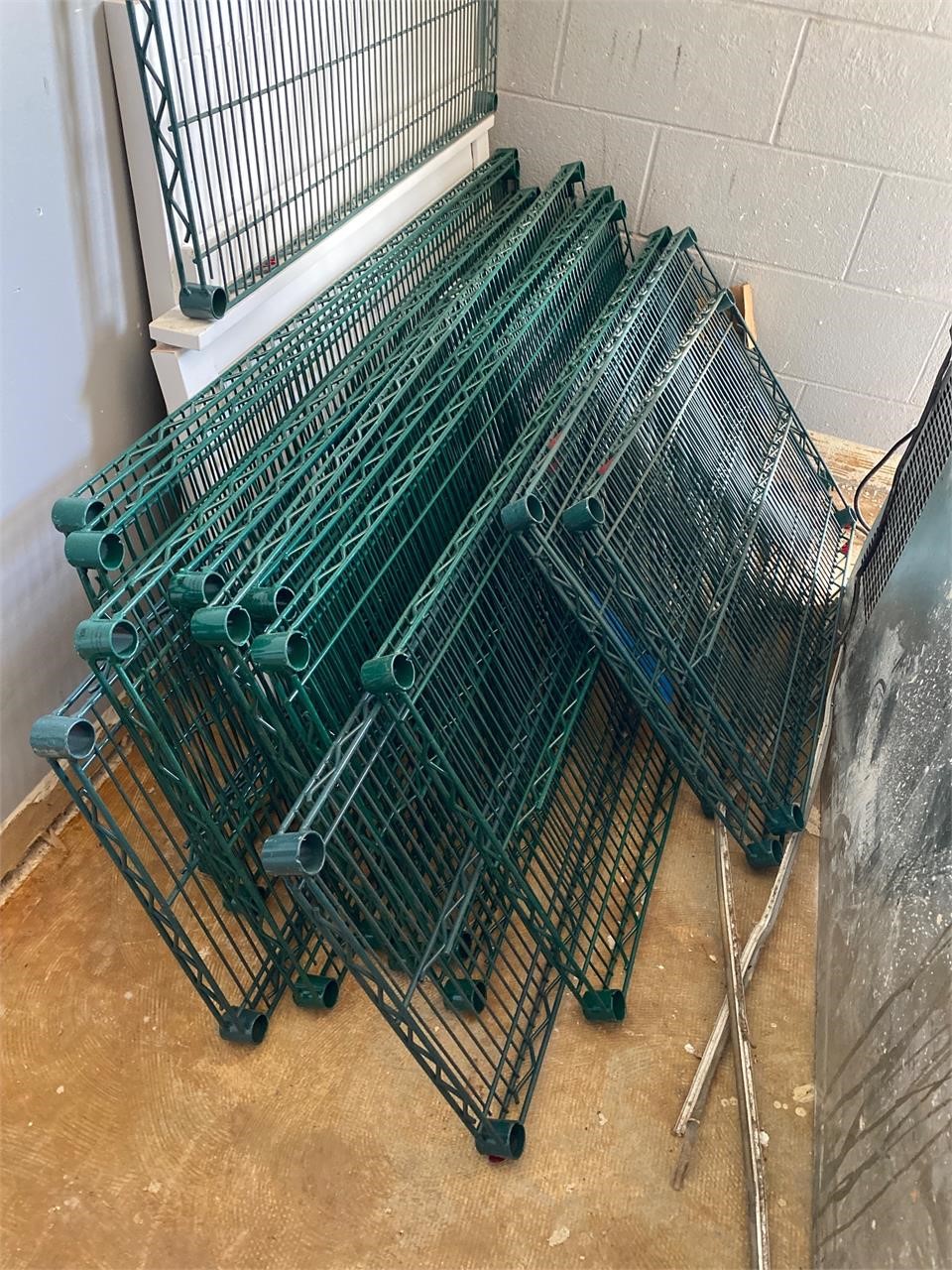 18 Assorted Metro Wire Shelves