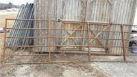16ft 6" 6 Bar shop built gate, 2 bars have small