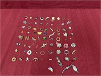 75 Costume Jewelry Brooches