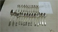 26 spoons Austrian flatware all marked 1862 - 13