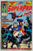 1991 Marvel "Super-Pro" #1 Spider-Man! VNM