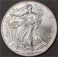 2005 1 oz American Silver Eagle Brilliant