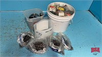 Pail of Screws, Nails and Hose Clamps