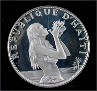 1973 Haiti 50 Gourdes Silver (.925)