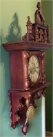 Vintage Chinese Hanging Mechanical Clock