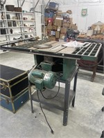 10” table saw, metal stand