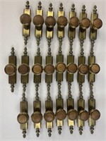 (22) Brass and wood Door knobs/cabinet knobs 5