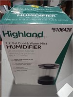 Highland 1.2 Gal Cool & Warm Mist Humidifier