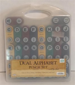 Paper Studio Dual Alphabet Punch Set
