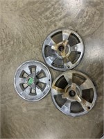 (3) Corvette Spinner Hub Caps 1965/66