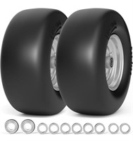 13x6.5-6 Flat Free Tire and Wheel, Front Solid