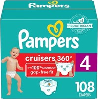 Pampers Cruisers Diapers Size 4, 108 Count